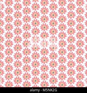 Hand drawn flowers background, textile, wallpaper, sweet flowers, doodles Stock Vector