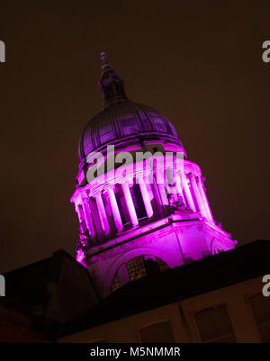 Th Council House Dome from St Peters Gate in Nottingham, Nottinghamshire England UK Stock Photo