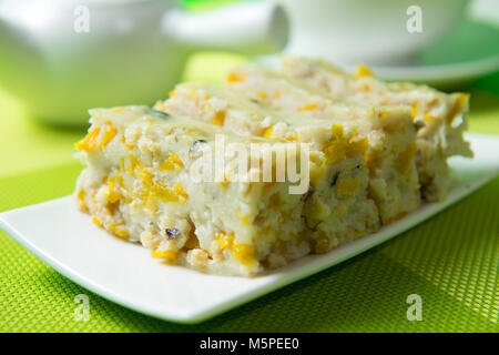 Chinese style pumpkin rice cake Stock Photo