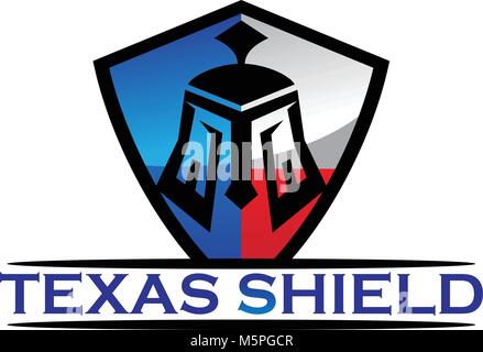 Texas Shield Stock Vector