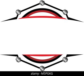 Ring MMA Template Stock Vector