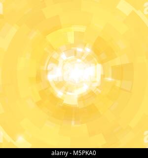 Sun Orange Background. Yellow Creative Blurred Pattern Stock Vector