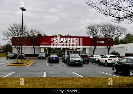 Staples 'The Office Superstore' in Columbia, MD, USA Stock Photo