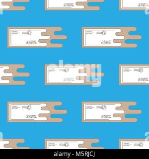 Seamless pattern emails, letters, directed upwards. Background for web sites, services delivery, subscription. Flat design and bright colors. Vector i Stock Vector