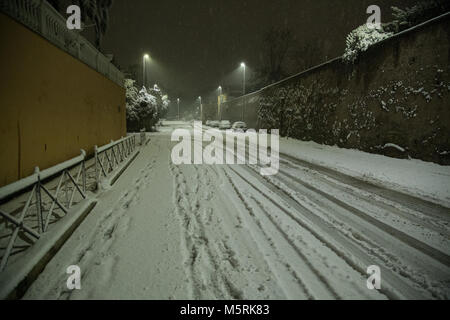 Roma, Italy. 26th Feb, 2018. View of Via Vitellia Credit: Matteo Nardone/Pacific Press/Alamy Live News Stock Photo