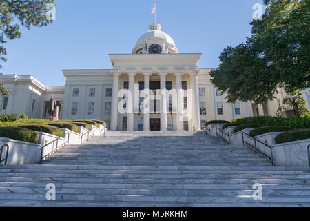 Alabama State Capitol Building in Montgomery, Alabama Stock Photo