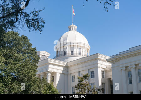 Alabama State Capitol Building in Montgomery, Alabama Stock Photo