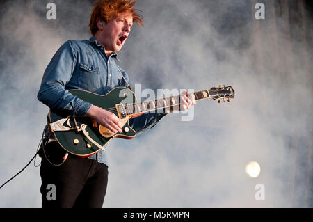 Two Door Cinema Club at Evolution Festival, Newcastle Stock Photo