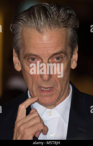 Peter Capaldi arrives at the 26th British Academy Cymru Awards held at St David's Hall on October 8, 2017 in Cardiff, Wales. Stock Photo