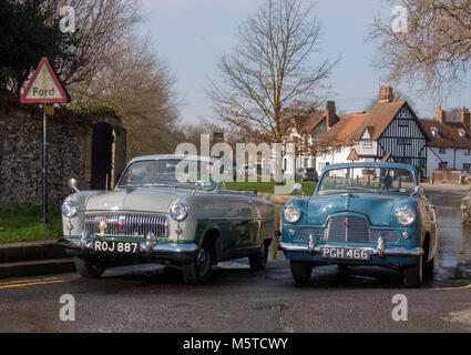 1955 Ford Zephyr Consul convertible, British family car Stock Photo