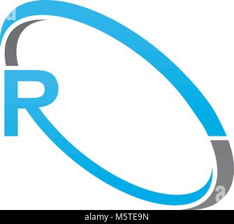 Letter R Logo Design Template Vector Stock Vector