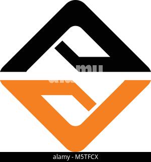 Letter AV Logo Design Template Vector Stock Vector