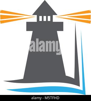 Lighthouse Education Stock Vector
