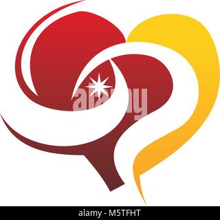 Heart Valentine Share Stock Vector