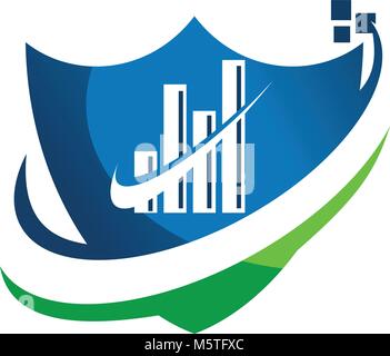 Data Protection Template Stock Vector
