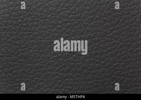 Detail of black leather texture. Stock Photo