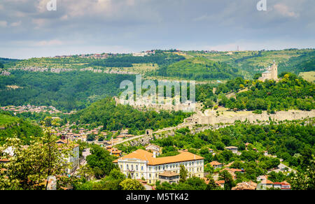 Scenic overlook of Tsarevets in Veliko Tarnovo, Bulgaria Stock Photo