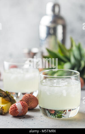 Fresh lychee lemonade Stock Photo