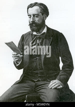 FREDERIC AUGUSTE BARTHOLDI (1834-1904) French sculptor who designed the Statue of Liberty Stock Photo