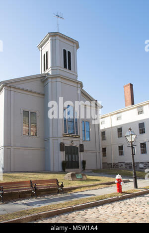 The Seaman's Bethel and Mariner's Home in New Bedford, Massachusetts, USA Stock Photo