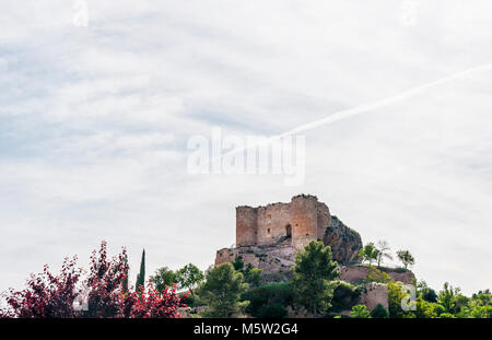 Castillo de Alburquerque. Huelma. Jaén. Andalucía. España Stock Photo