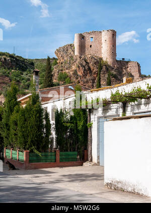 Castillo de Alburquerque. Huelma. Jaén. Andalucía. España Stock Photo