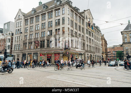 Amsterdam, Netherlands - September 05, 2017: building of Madame Tussaud Museum in Amsterdam, Netherlands Stock Photo