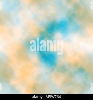 Seamless vector tile of warm clouds in a blue sky made using a gradient mesh Stock Vector