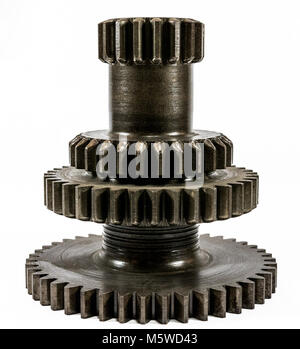 Antique automotive transmission cluster gear assembly Stock Photo