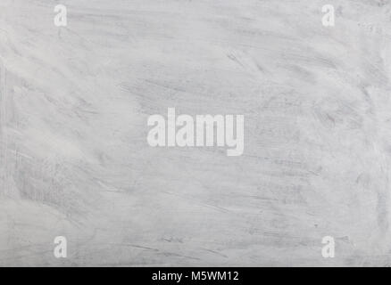 White washed painted textured abstract background with brush strokes in gray and black shades Stock Photo