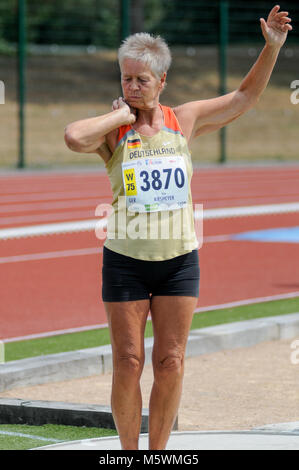 World Masters Athletics Championships, Lyon, France Stock Photo