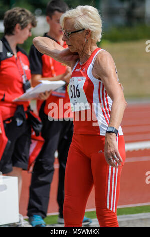 World Masters Athletics Championships, Lyon, France Stock Photo