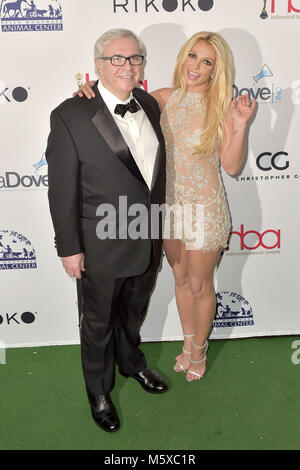 Los Angeles, USA. 25th Feb, 2018. Ron Rolleston und Britney Spears bei der Verleihung der 4. Hollywood Beauty Awards im Avalon Hollywood. Los Angeles, 25.02.2018 | Verwendung weltweit Credit: dpa/Alamy Live News Stock Photo