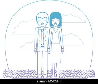 couple on the park avatars characters Stock Vector Image & Art - Alamy