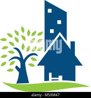 Real Estate Garden Stock Vector Image & Art - Alamy