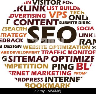 Search Engine Optimization Stock Vector