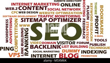 Search Engine Optimization Stock Vector