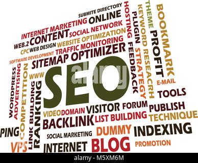 Search Engine Optimization Stock Vector