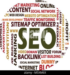 Search Engine Optimization Stock Vector