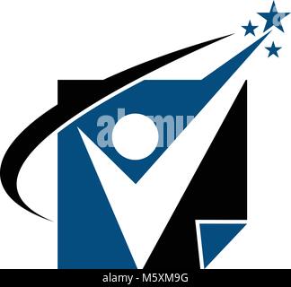 Success Life Report Stock Vector