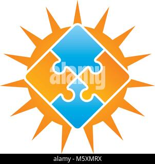 Eco energy Solution Stock Vector
