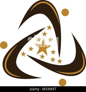 Success Teamwork Logo Design Template Vector Stock Vector
