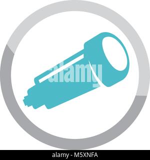 Telescope Logo Design Template Vector Stock Vector