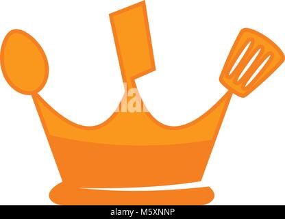 Kitchen King Logo Design Template Vector Stock Vector