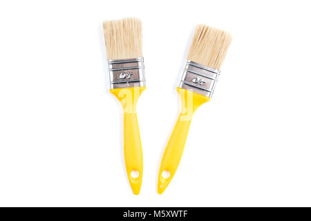 Big brush for paint craft isolated on the white background Stock Photo -  Alamy