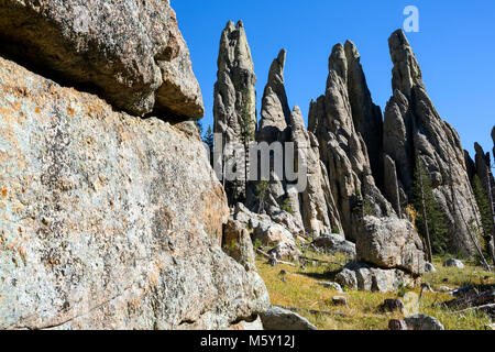 SD00068-00...SOUTH DAKOTA - Cathedral Spires area of Custer State Park. Stock Photo