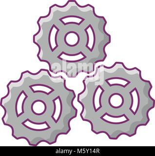 gear wheel design Stock Vector