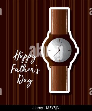 happy fathers day card with belt Stock Vector Image & Art - Alamy