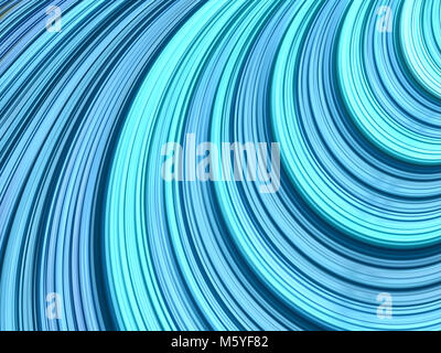 abstract fractal background. soft blurred image with blue curved lines. Stock Photo