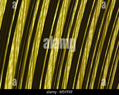 abstract black and yellow striped fractal high-resolution textured background Stock Photo